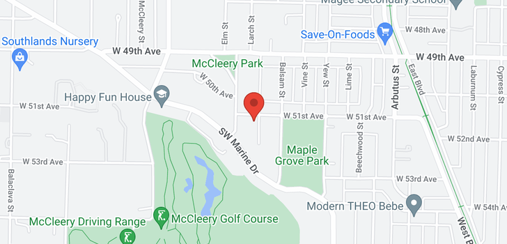 map of 2480 W 51ST AVENUE